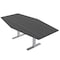 Skutchi Designs 45.25 in W, 84 in L, 29 in H, Engineered Wood Top, Grey HAR-HEX.IR-46x84-T-ASIANNIGHT - alternate 1